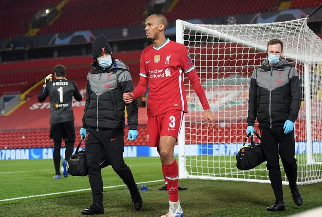 Fabinho đang gặp một chấn thương nhỏ. Ảnh: internet