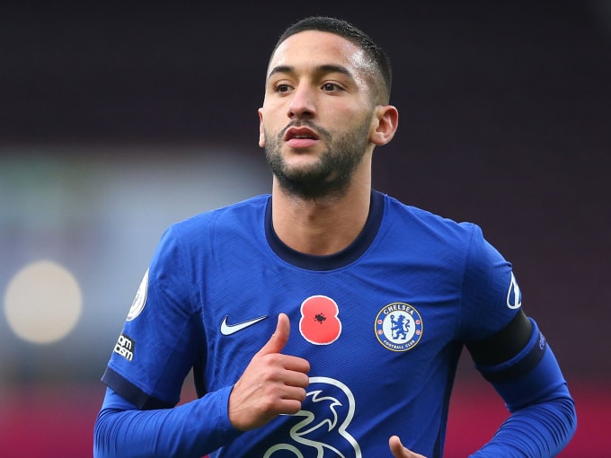 Hakim Ziyech lo lắng về tình hình tại Chelsea. Ảnh: internet