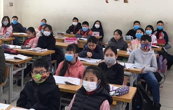 Học sinh các cấp ở Thủ đô Hà Nội nhiều khả năng sẽ tiếp tục được nghỉ học để phòng chống dịch Covid-19. Ảnh TL