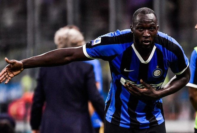Lukaku – tiền đạo của Inter milan vừa có cú đúp bàn thắng giúp đội bóng chiến thắng Lazio 3-1. Ảnh: internet
