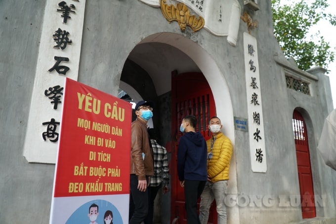 Những yêu cầu về phòng chống dịch bệnh được Ban quản lý các khu di tích khuyến cáo người dân thực hiện
