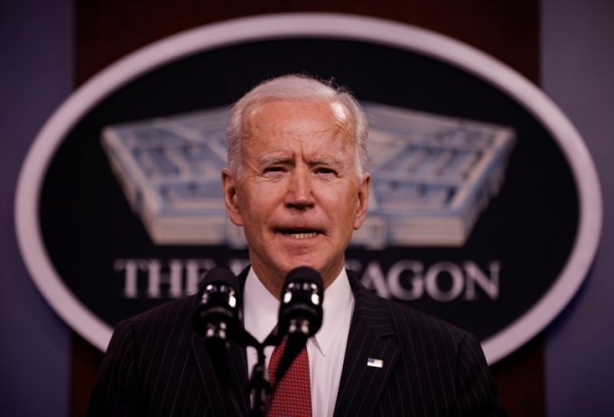 Tổng thống Mỹ Joe Biden sẽ có cuộc họp trực tuyến với lãnh đạo các nước G7 bàn về nhiều vấn đề quan trọng của thế giới - Ảnh: Reuters