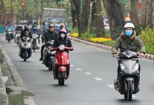 Bắc Bộ và Bắc Trung Bộ trời chuyển rét.
