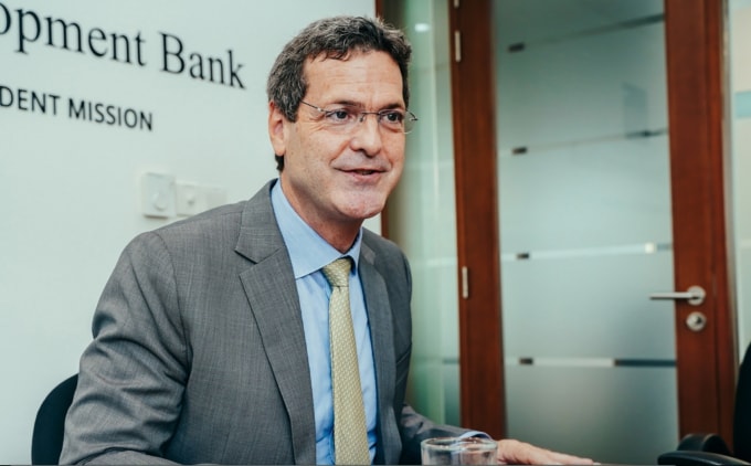 Ông Andrew Jeffries, Giám đốc quốc gia Ngân hàng Phát triển châu Á (ADB) tại Việt Nam