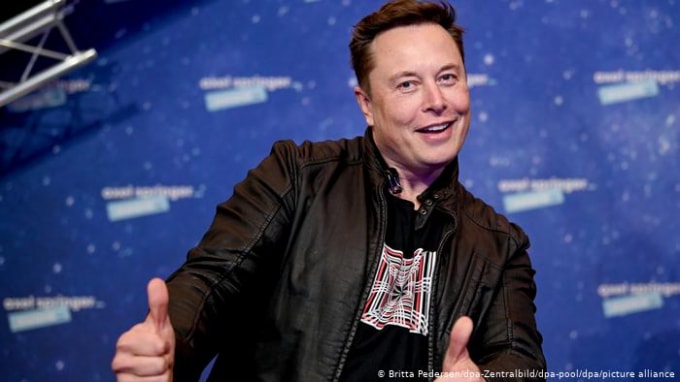 Elon Musk, nhà đầu tư nổi tiếng nhất của Bitcoin. Ảnh: DW