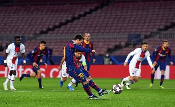 Messi mở điểm cho trận cầu mãn nhãn. Ảnh: internet