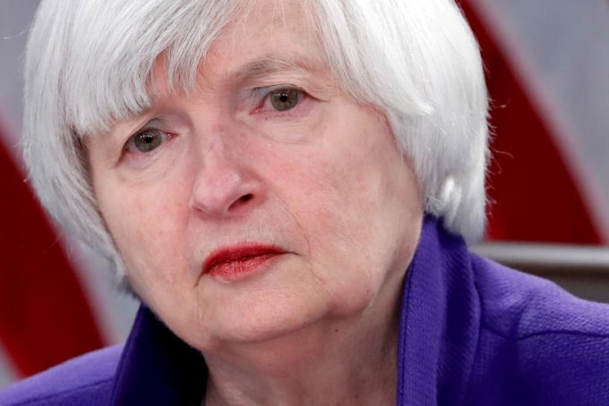 Bộ trưởng Tài chính Mỹ Janet Yellen. Ảnh: Reuters