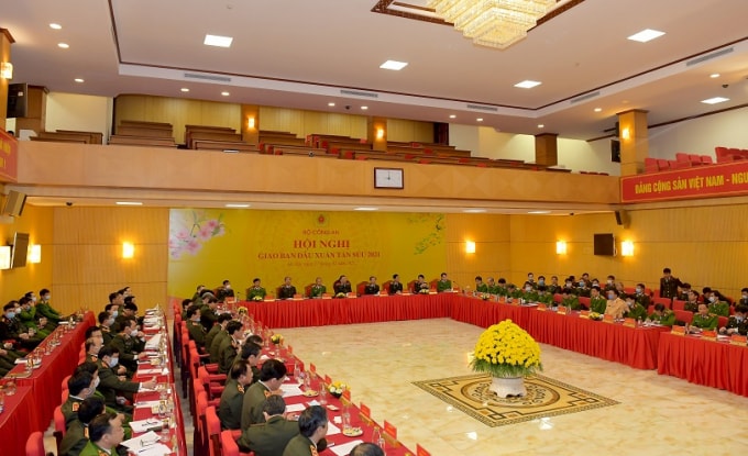 Tô Lâm phát biểu tại Hội nghị giao ban.