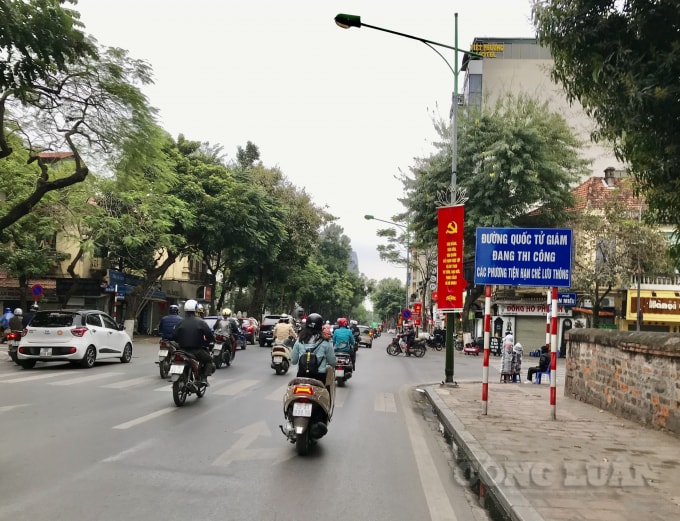 Tuyến đường Nguyễn Thái Học cũng khá thông thoáng