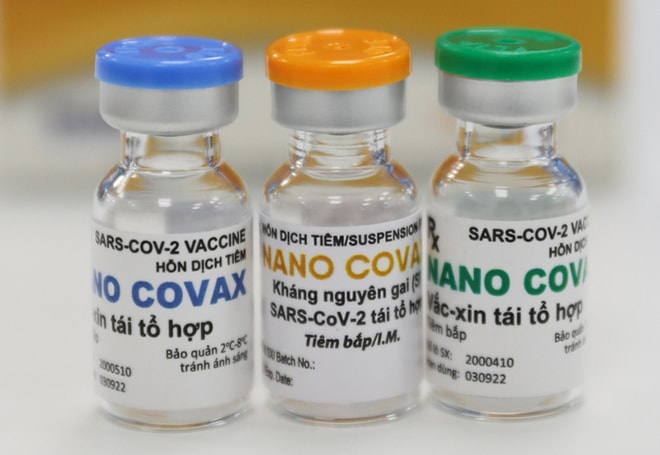 Vaccine Nanocovax của Công ty cổ phần Công nghệ sinh học Dược Nanogen. Ảnh: TL