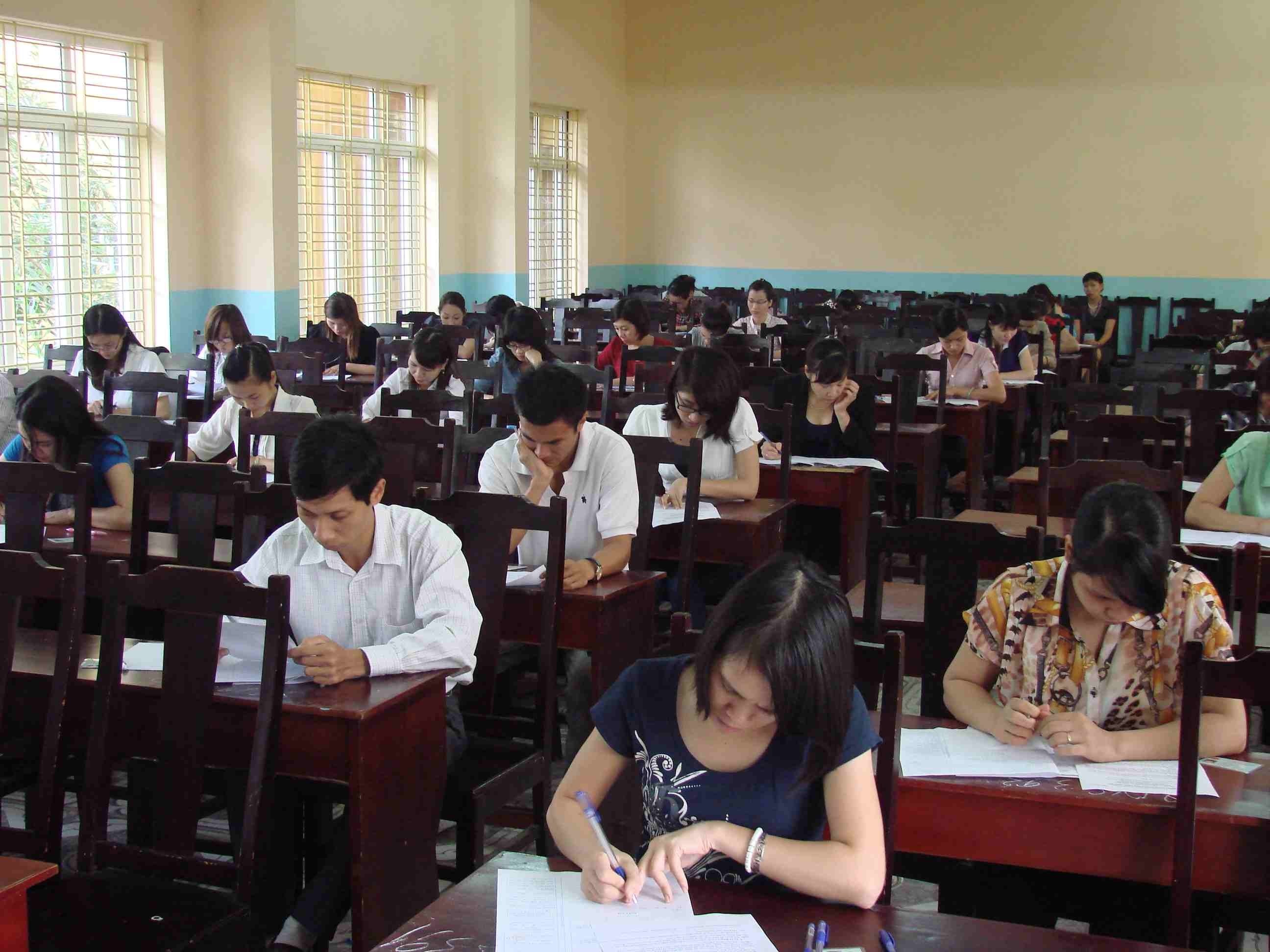 Thi tuyển công chức Hà Nội. Ảnh: minh họa