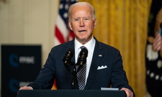 Tổng thống Joe Biden đưa ra thông điệp kêu gọi các đồng minh phối hợp đối phó với các thách thức từ Trung Quốc và Nga - Ảnh: Getty