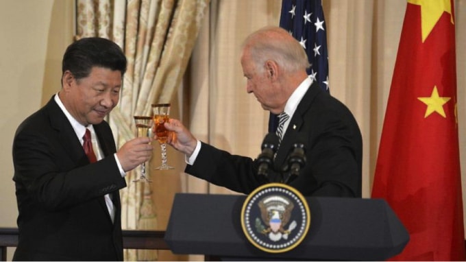 Chính quyền Tổng thống Mỹ Biden coi Bắc Kinh là đối thủ chiến lược, “đối thủ cạnh tranh đáng ngại nhất” và “thách thức lớn về tốc độ”. Ảnh: CNBC