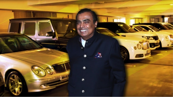 Tỷ phú giàu nhất Ấn Độ - ông Mukesh Ambani – sở hữu hàng loạt siêu xe và toàn bộ được bọc thép, chống đạn. Ảnh: SCMP