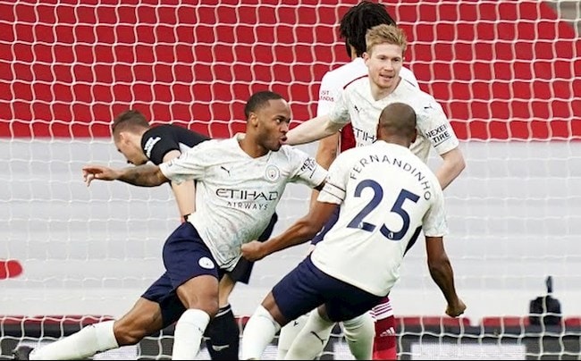 Man City đánh bại Arsenal 1-0. Ảnh: internet