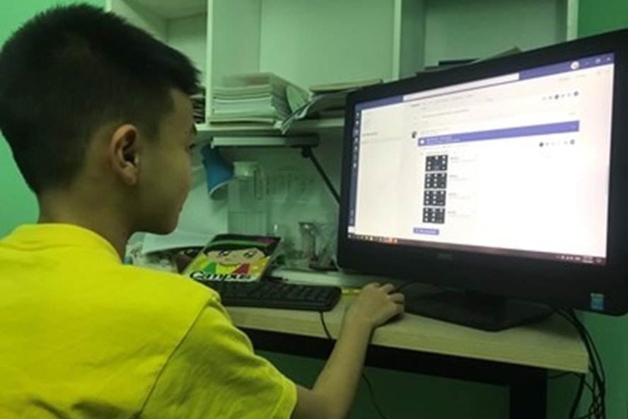 Hải Phòng dừng dạy học trực tuyến với học sinh lớp 1, 2. Ảnh: TL