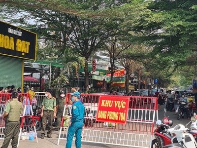 Hải Dương tiến hành tháo dỡ phong tỏa 15 điểm dân cư tại Kinh Môn, Ninh Giang. Ảnh: TL