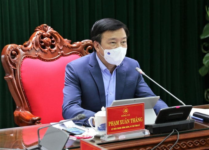 Bí thư Tỉnh uỷ Hải Dương Phạm Xuân Thăng (ảnh TL).
