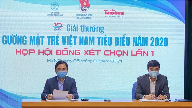Trước đó, chiều 5/2, tại trụ sở T.Ư Đoàn, Hội đồng xét chọn Giải thưởng Gương mặt trẻ Việt Nam tiêu biểu 2020 đã họp lần thứ nhất và bỏ phiếu kín chọn ra 20 người tiêu biểu vào vòng bình chọn trực tuyến.