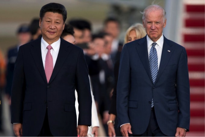 Chủ tịch Trung Quốc Tập Cận Bình và Tổng thống Mỹ Joe Biden. Ảnh: Getty