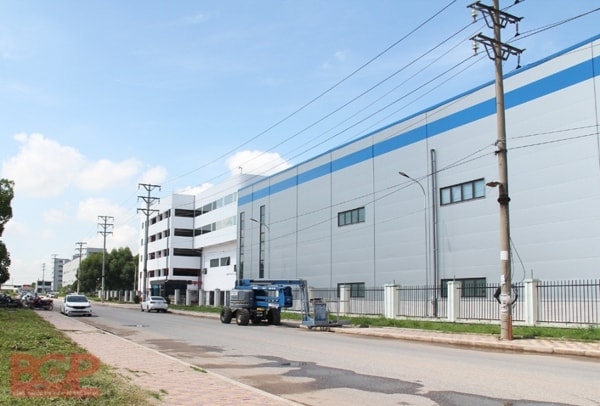 Một góc Khu công nghiệp Quang Châu, tỉnh Bắc Giang