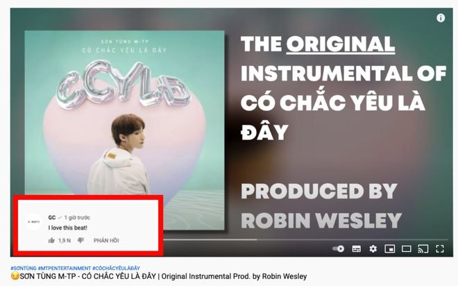Sau khi Robin Wesley đăng video công chiếu bài Lucky