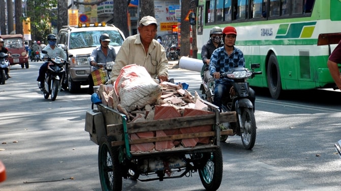 TP.HCM sẽ chấm dứt hoạt động xe cơ giới 3 bánh, thô sơ 3-4 bánh sau năm 2025. Ảnh minh họa