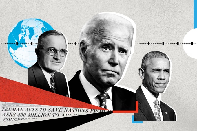 Tổng thống Joe Biden xây dựng nước Mỹ theo chiến lược chính sách đối ngoại với 5 trụ cột - Ảnh: Getty