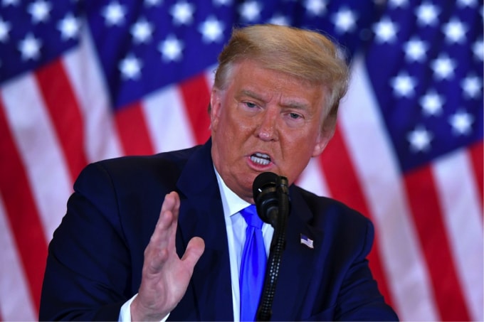 Cựu Tổng thống Mỹ Donald Trump. Ảnh: Getty