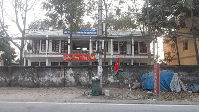 Trụ sở Công ty Lâm nghiệp Lộc Bình. Ảnh: TNMT