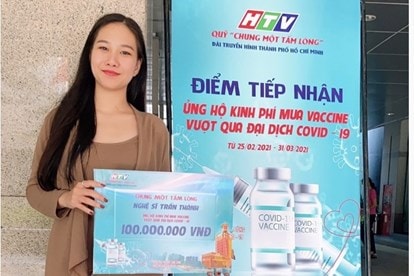 Trấn Thành ủng hộ 100 triệu đồng mua vắc xin Covid-19 (Ảnh: HTV cung cấp)