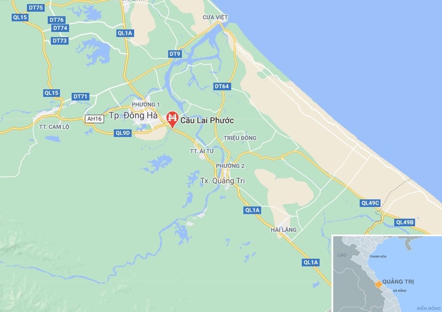 Địa điểm xảy ra vụ tai nạn. Ảnh: Google Maps.