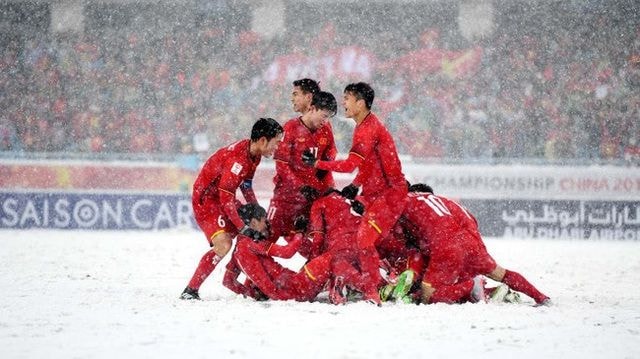 Đội tuyển U23 Việt Nam từng tạo ra kỳ tích ở VCK U23 châu Á 2018 ở Trung Quốc Ảnh: internet