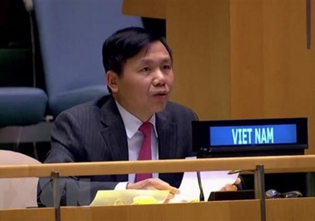 Đại sứ Đặng Đình Quý, Trưởng Phái đoàn Việt Nam tại Liên hợp quốc. Ảnh: TTXVN