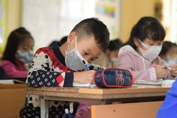 Học sinh Hà Nội sẽ trở lại trường vào tuần tới. Ảnh: Laodong