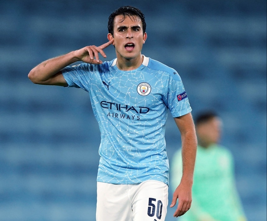 Trung vệ đang thuộc biên chế Man City, Eric Garcia sẽ trở về khoác áo đội bóng cũ Barca khi mùa giải 2020/21 chính thức khép lại. Ảnh: internet