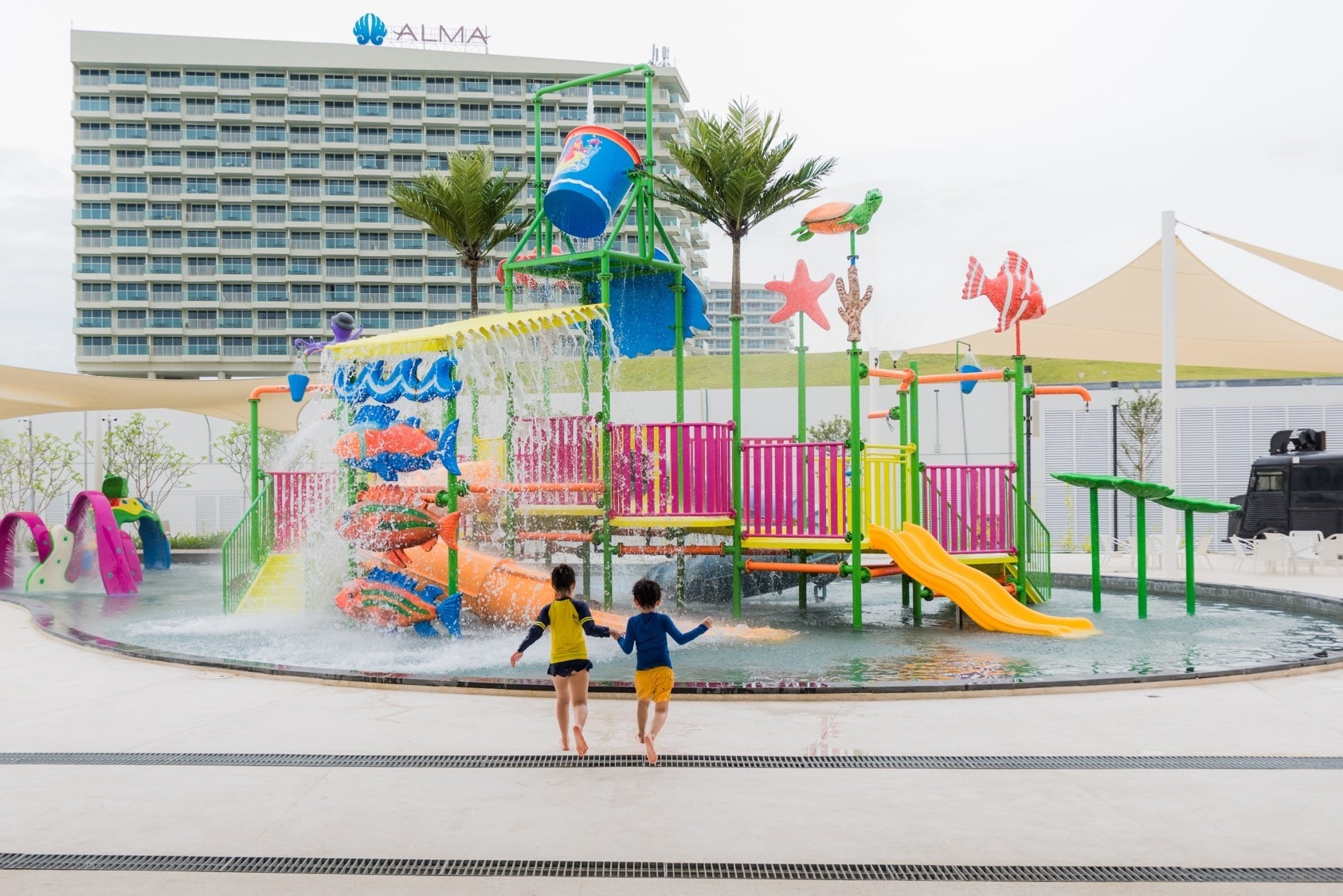 Một góc vui chơi dành cho trẻ em tại Alma resort