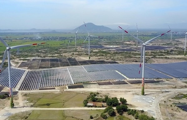 Dự án nhà máy điện gió xanh Sông Cầu có tổng công suất thiết kế 49,94MW. Ảnh minh họa