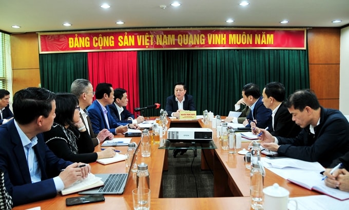 Hình ảnh tại buổi làm việc. Ảnh: Thế Dương