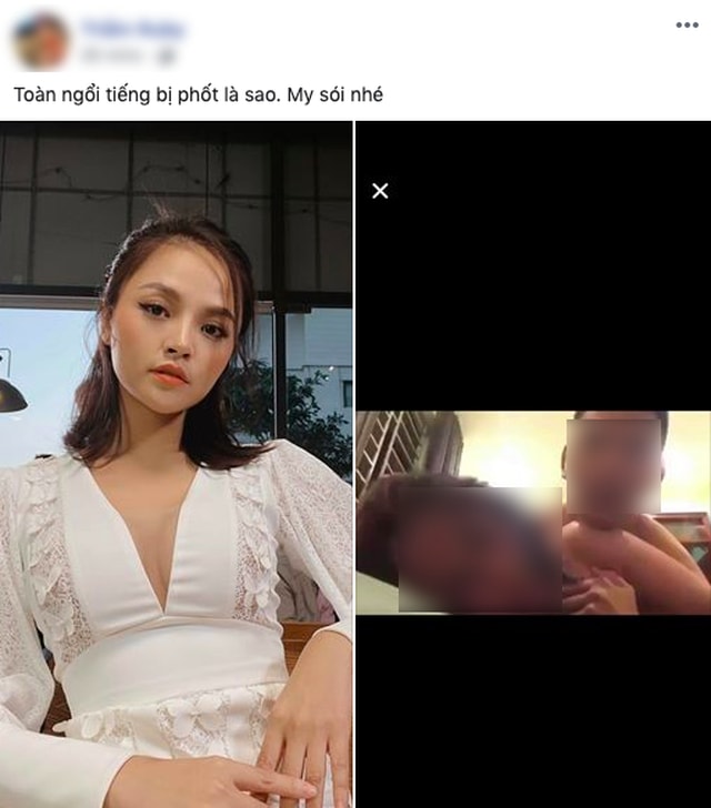 Cảnh nóng mà một tài khoảng mạng xã hội chia sẻ đã làm dấy lên nhiều tranh cãi dữ dội về nhân vật nữ giống với Thu Quỳnh.