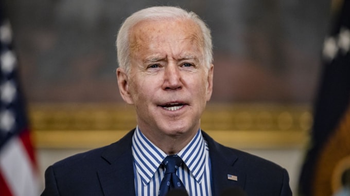 Tổng thống Joe Biden kêu gọi khôi phục Đạo luật Quyền Bầu cử - Ảnh: Reuters