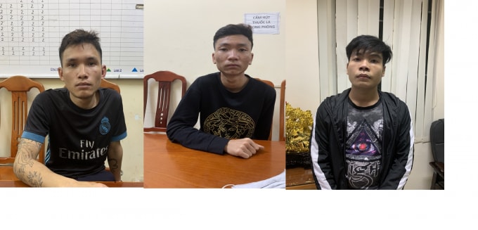 Các đối tượng tại cơ quan công an