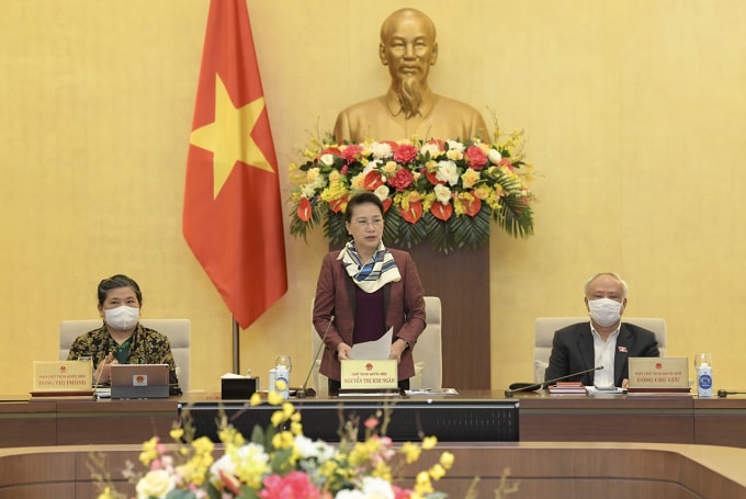 Chủ tịch Quốc hội Nguyễn Thị Kim Ngân quyết định chọn ngày 15/3 sẽ tổ chức phiên họp thứ 54 của UBTVQH.