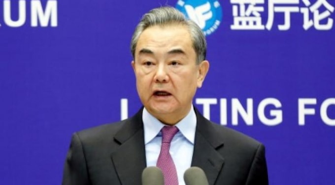 Ngoại trưởng Trung Quốc Vương Nghị - Ảnh: AFP