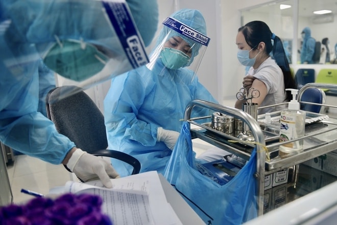 Bệnh viện Thanh Nhàn được tổ chức tiêm vắc xin Covid-19 từ ngày 9/3, ngoài ra các địa điểm tiêm khác sẽ bắt đầu được triển khai từ ngày 12/3. Ảnh: TL