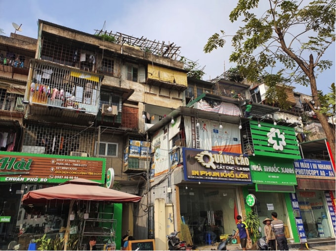Cải tạo các chung cư cũ không phải là điều dễ dàng.