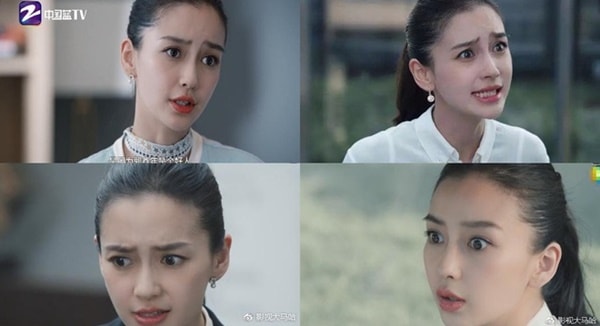 Biểu cảm trong diễn xuất của Angelababy bị đánh giá kém. Ảnh: Sohu.