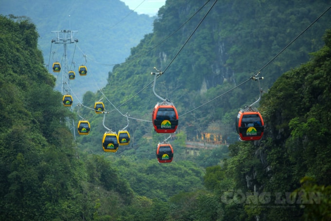 Trước khi mở cửa đón khách, tăng ni của chùa Thiên Trù và các chùa khác trong quần thể đã dọn dẹp vệ sinh khuôn viên, ban thờ theo kế hoạch của ban tổ chức.