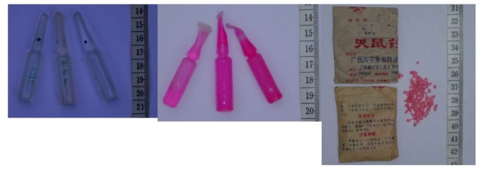 Ngoài loại thuốc diệt chuột trên, thời gian gần đây, Trung tâm Chống độc cũng ghi nhận các mẫu thuốc diệt chuột đã bị cấm cách đây 20 năm cũng xuất hiện trở lại (ảnh TL).