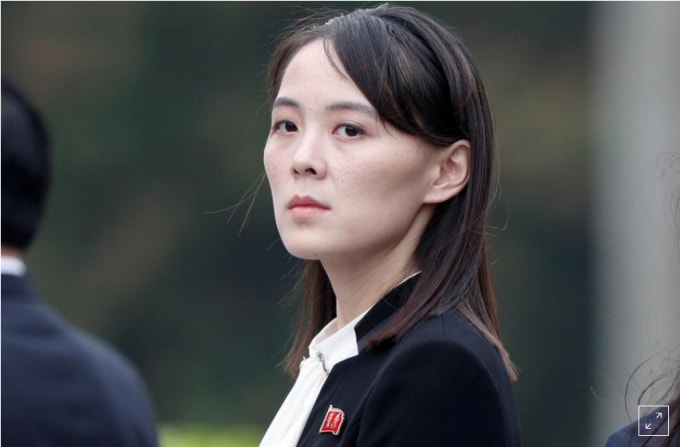 Kim Yo Jong, em gái của nhà lãnh đạo Triều Tiên Kim Jong Un. Ảnh: REUTERS